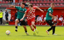 Marc Richter und die anderen Offensiven der Mainzer U23 kamen erst in der zweiten Halbzeit zu einer Druckphase mit einer Reihe Abschlüssen.