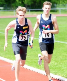 Souverän ins DM-Finale: Fabian Bürckel (l.) und Carl Luis Schmidt, der am Sonntag Platz für Manuel Wagner machen wird.