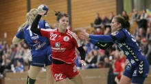 Simona Cipaian im jüngsten Heimspiel gegen den späteren Erstligaaufsteiger HC Rödertal, das die Mainzer in der Hinrunde der Saison 2016/17 mit 33:30 gewannen. Die Sachsen sind nach einem Jahr Erste Liga zurück in der Spieklasse, mit stark verändertem Kader.