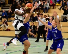 Shantrell Moss war mit 20 Punkten die Topscorerin des ASC, traf aber aus dem Feld auch nur vier von zwanzig Würfen.