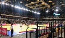 Die Londoner Copper Box Arena sorgte beim Finaltag der Hallenhockey-Meisterschaft für eine Kulisse, die auch für den Mainzer Routinier Alexander Hemmersbach neu war.