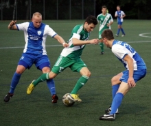 Ein Deutscher Meister im Mombacher Trikot: 2014/15 spielte Andreas Rudolf (l.) für die Fortuna in der Verbandsliga.