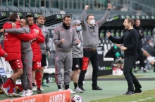 Der Jubel auf der Mainzer Bank nach dem Sieg in Gladbach war groß. Das heißt aber nicht, dass Trainer Bo Svensson nicht noch bessere Leistungen einfordert.