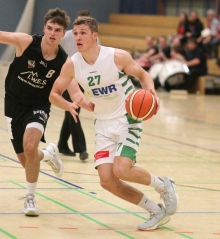 Max Kerren steuerte 14 Punkte zum Nieder-Olmer Sieg in Trier bei.