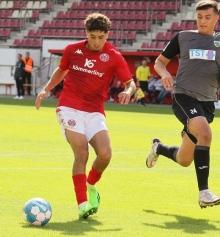 Jungprofi Ben Bobzien holt sich seine Spielpraxis im Regionalligateam und nutzte  in Hoffenheim die Gelegenheit, etwas für das Selbstbewusstsein zu tun, durch seinen Sololauf zum 2:0.