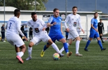 Nach dem 1:1 beim TSV Schott wollen Belel Meslem (am Ball) und der SV Gonsenheim gegen die Sportfreunde Eisbachtal dreifach punkten.