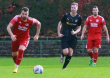 Tim Gabel spielte erstmals in dieser Saison in der Sturmspitze und brachte den Heimsieg gegen den SV Ruchheim kurz nach der Pause auf den Weg.