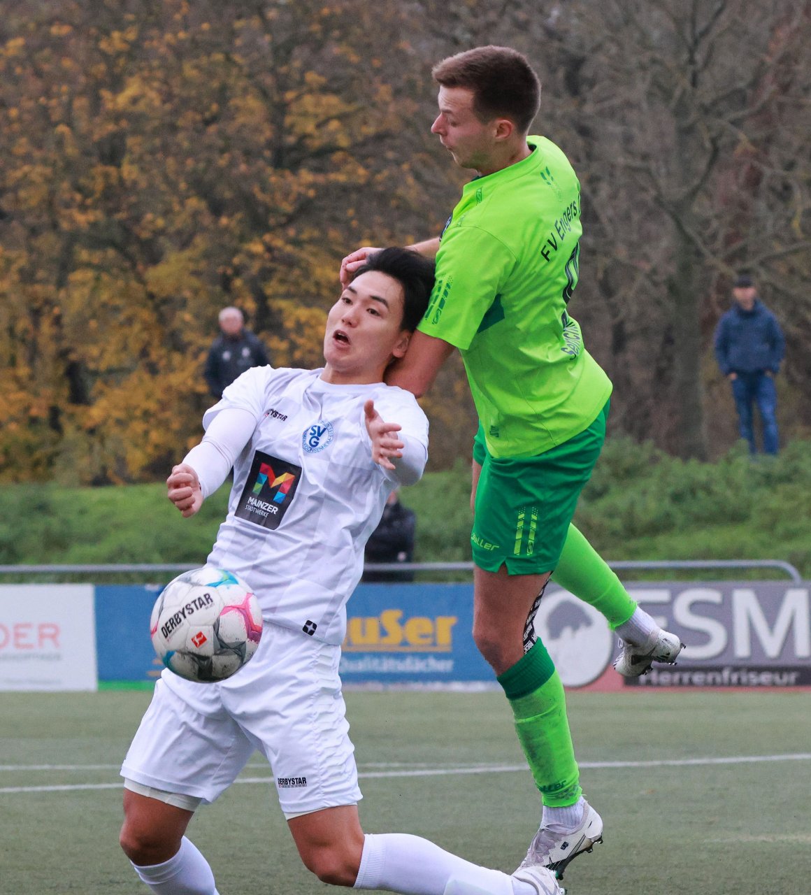 Wenn es nicht gelingtt, körperlich dagegenzuhalten wird es schwierig mit dem angestrebten Erfolgserlebnis. Das bekamen Kaito Shimoda und der SV Gonsenheim bei der Auswärtsniederlage gegen den FV Diefflen zu spüren. 