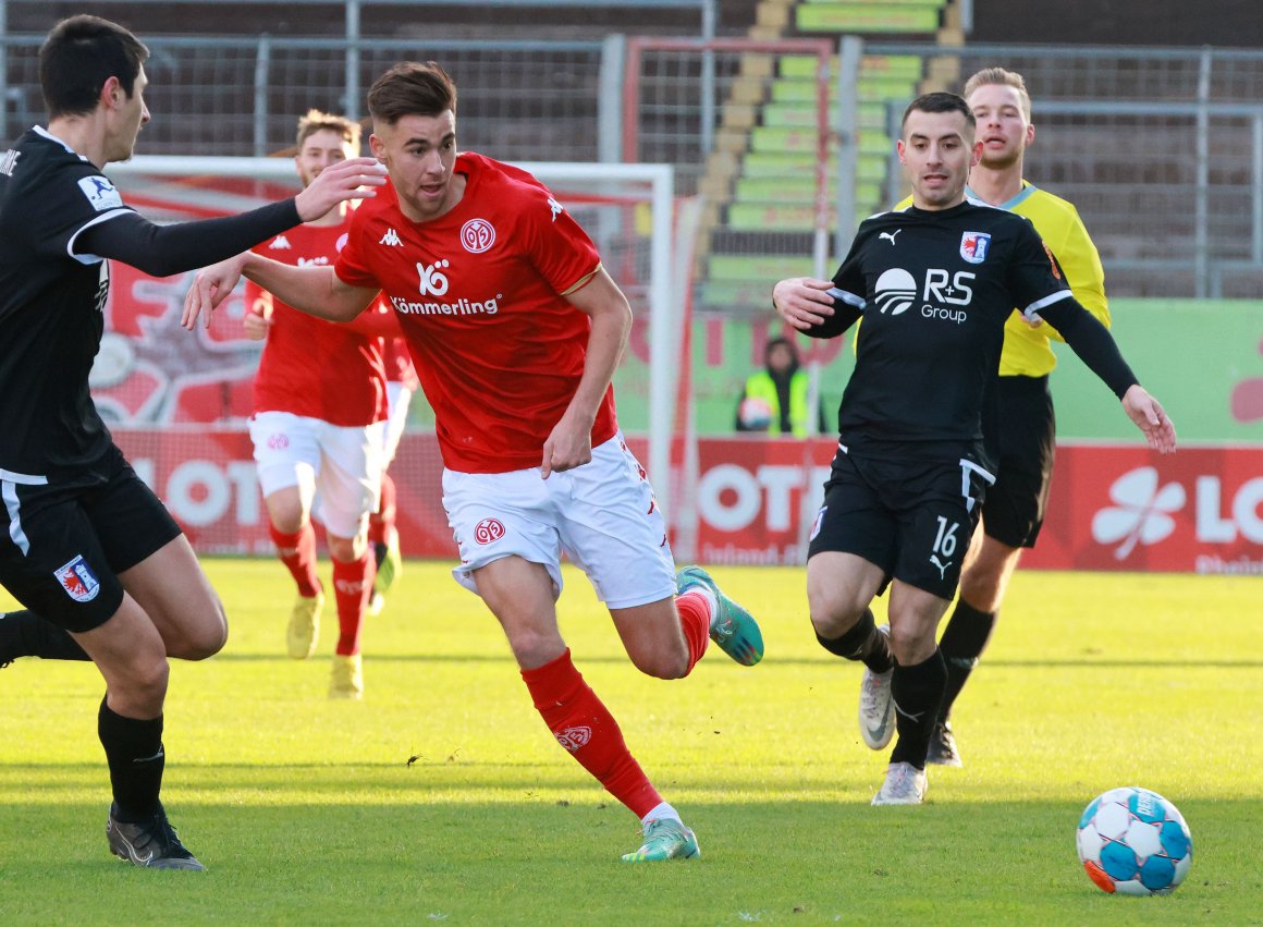 Offensivjoker Marvin Jung brachte durch seinen Anschlusstreffer der Mainzer U23 noch einmal Hoffnung auf eine Wende im Spiel gegen die TSG Hoffenheim II, die sich dann allerdings nicht erfüllte.