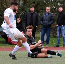 Das Heimspiel gegen den ASV Fußgönheim gewann die TuS Marienborn (r. Joshua Klüber) ungefährdet wie meist gegen diese Mannschaft mit 3:0. Auch am Ende des letzten Auswärtsspiels bei den bereits abgestiegenen Gastgebern sollte ein Erfolg stehen.