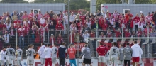 Vom Pokalsieg in Elversberg vor zwei Jahren zeigten sich die 05-Fans begeisterter als die Spieler.