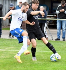 Matti Rieß (r.) brachte die Marienborner unmittelbar vor der Pause in Führung.