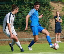 Lukas Helbach glich die Führung des FC Basara in der 70. Minute aus, hätte kurz darauf aber den zweiten Treffer setzen müssen.