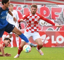 Nach einer bisher sehr durchwachsenen Saison spielte Timothé Rupil gegen den FSV Frankfurt groß auf und war mit einem Treffer und einer Vorlage der Matchwinner. 