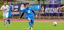 Jan Vogel ackerte gegen Eintracht Trier nicht nur mit Lukas Rodwald im defensiven Mittelfeld, sondern setzte auch offensive Akzente.