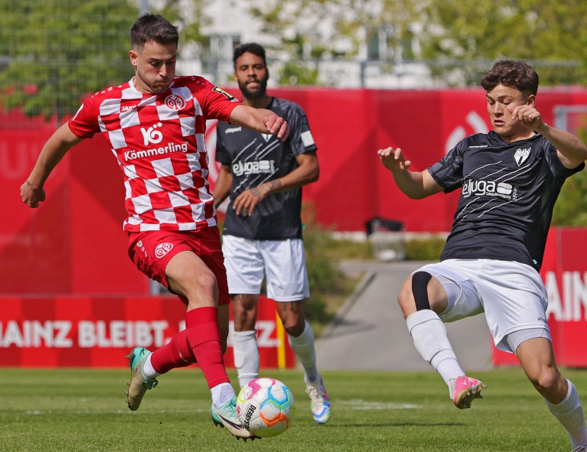 David Mamutovic, seit kurzem wieder für die U23 im Einsatz, sorgte für den vorentscheidenden zweiten Treffer in Homburg.  