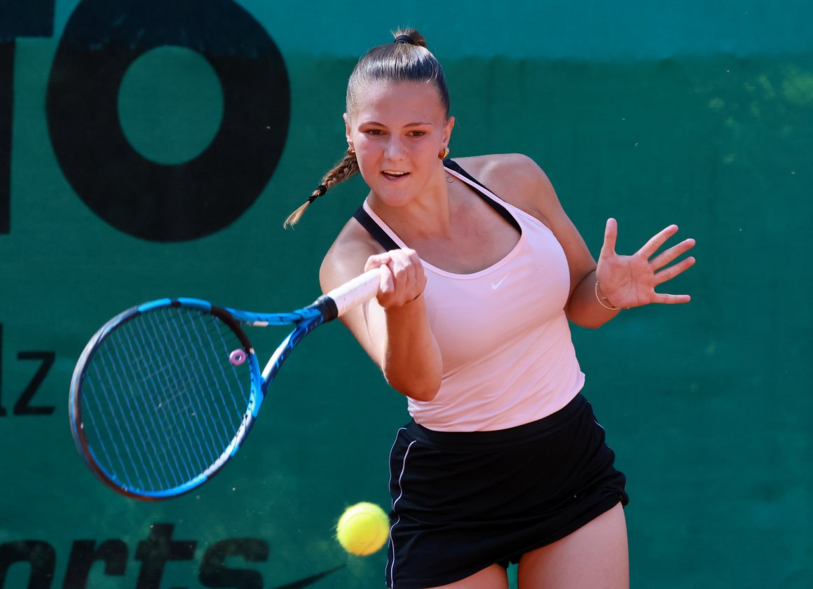 Die verbandsligaerfahrene Lilli Schreiber gab ihr Einzel im Matchtiebreak ab.