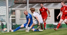  Philipp Glowacz brachte die Zornheimer mit 2:1 in Führung, nachdem er...