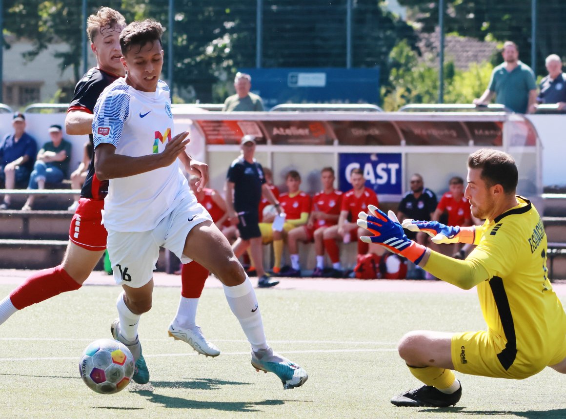 Der Doppelpack als Serie: Wie schon gegen die SF Eisbachtal, traf Abdellatif El Mahaoui auch beim SV Auersmacher doppelt.