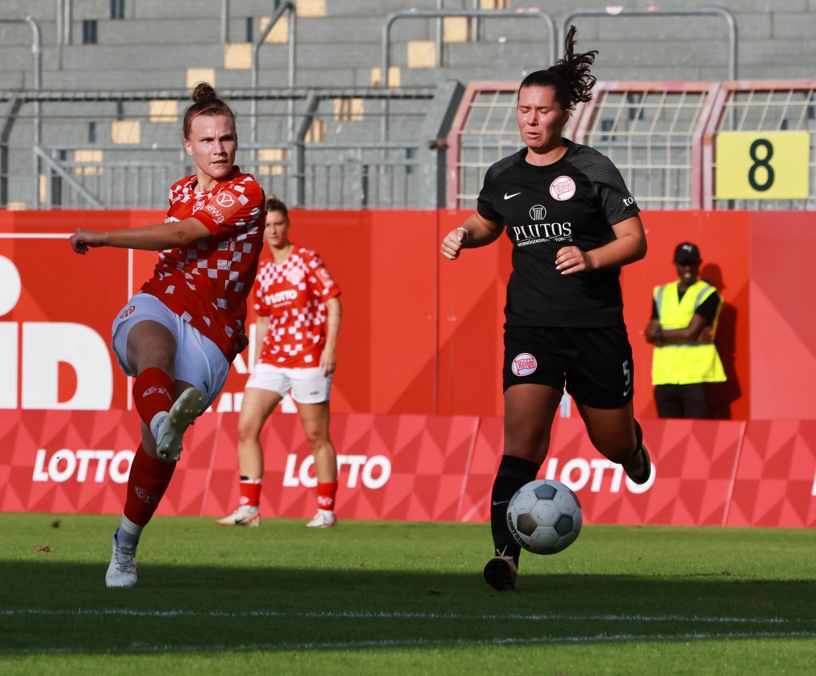 Nadine Anstatt und der FSV Mainz 05 stehen wie vorige Saison im Achtelfinale des DFB-Pokals.