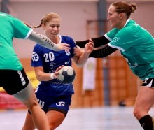 Kaum zu halten: Juliane Dold führt die Torschützenliste der Handball-Regionalliga bereits wieder an. 