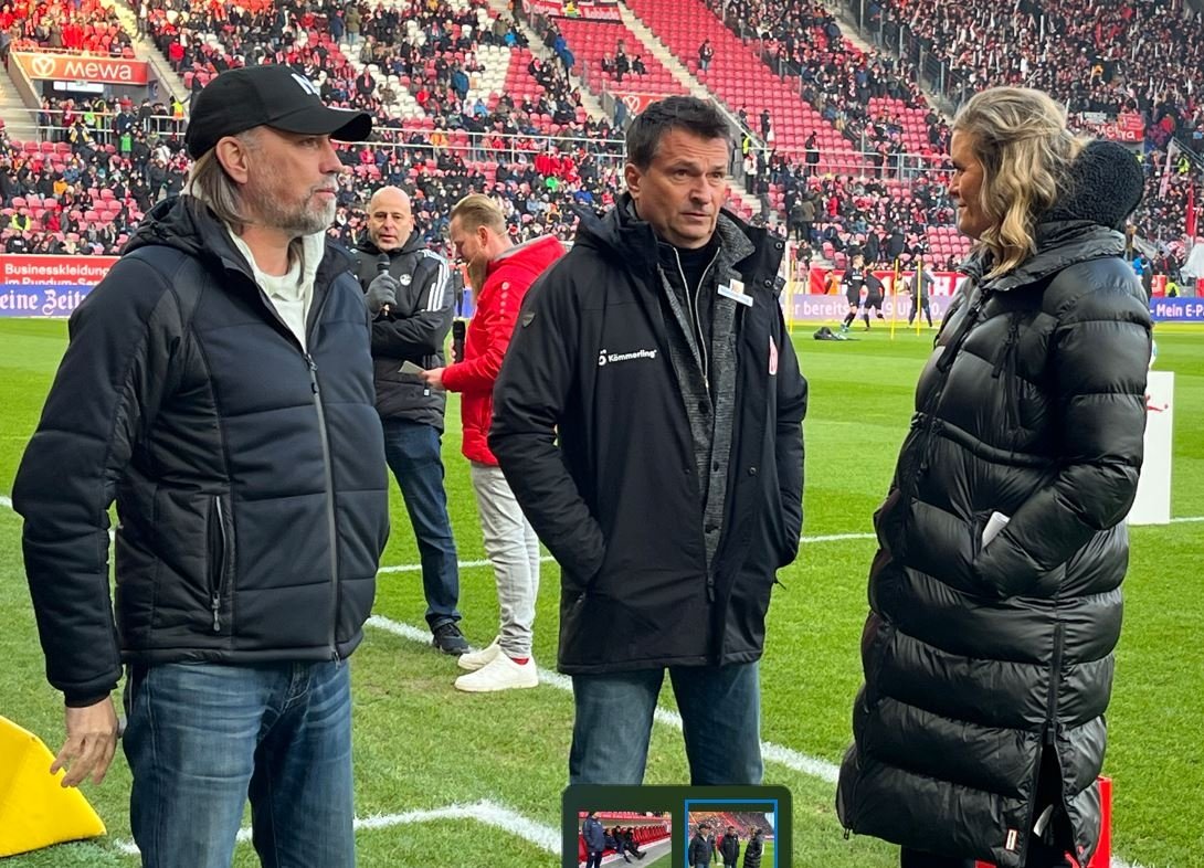 Martin Schmidt (l.) war Ende 2020 mit Christian Heidel (M.) zum FSV Mainz 05 zurückgekehrt. Jetzt verabschiedet er sich zum zweiten Mal.